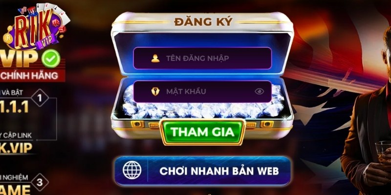 3 bước thực hiện đăng ký Rikvip