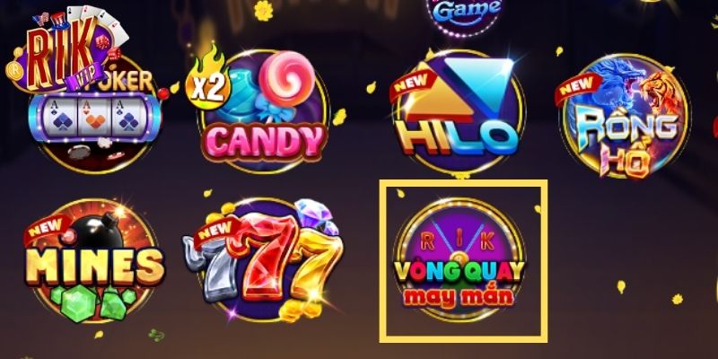 Vòng quay may mắn Rikvip mang đến cơ hội nhận thưởng hấp dẫn